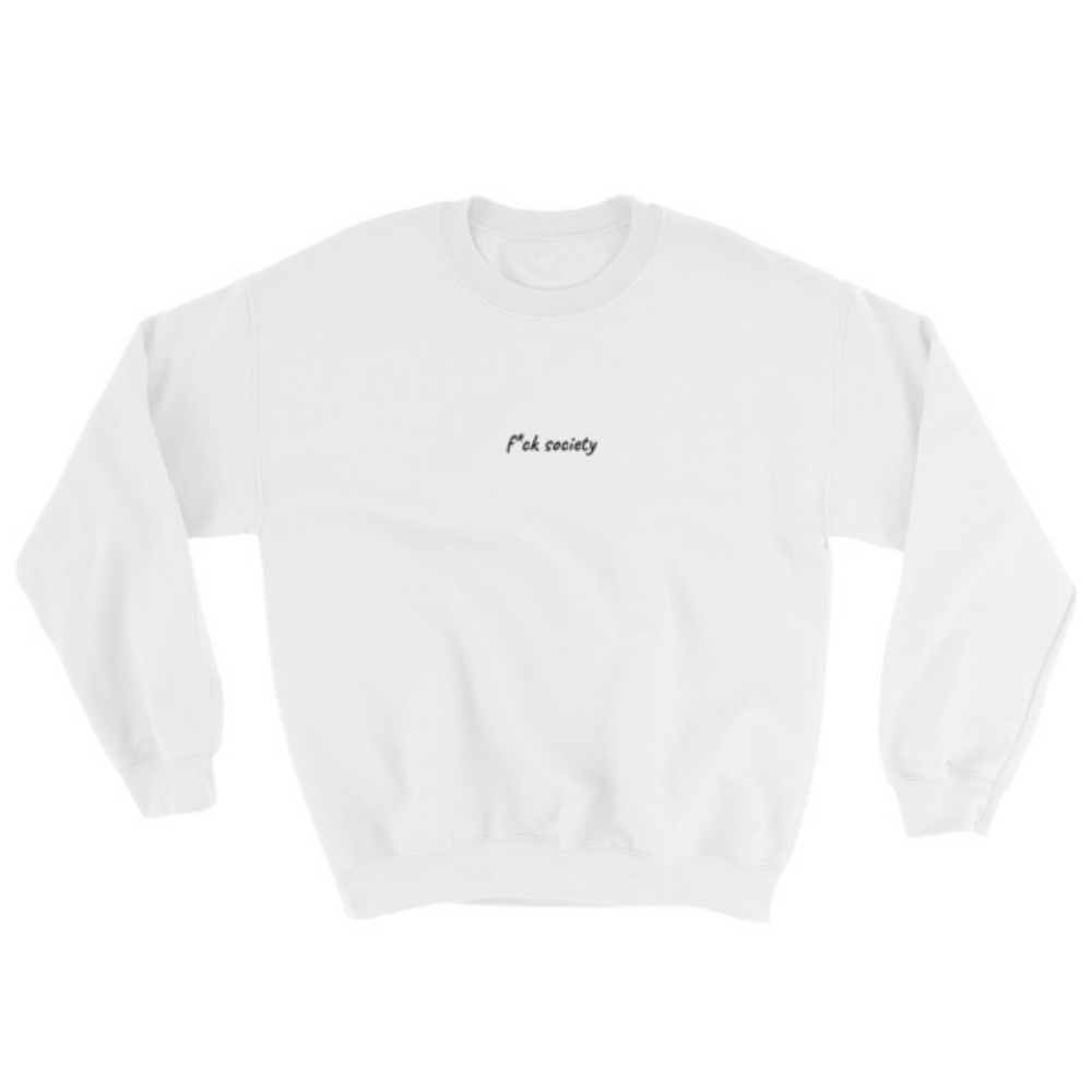 Division | f*ck society | Sweatshirt